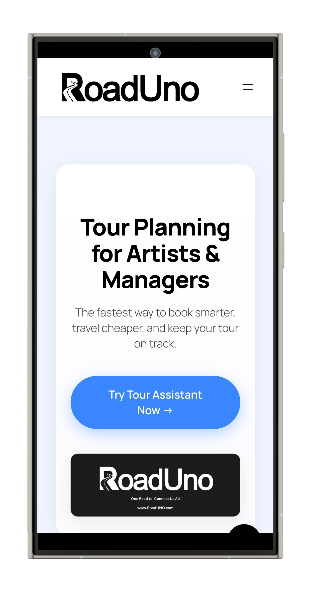 Tour Assistant Home Preview